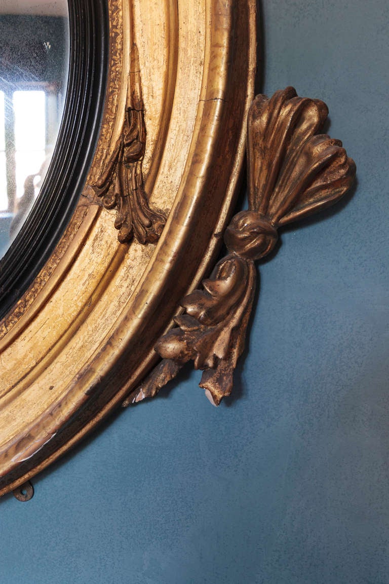 19th Century Regency Bull's-Eye Mirror