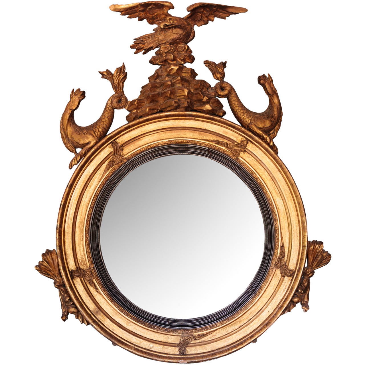 Regency Bull's-Eye Mirror
