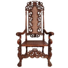 James II Walnut Chair