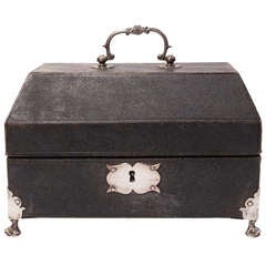 English Shagreen Tea Caddy, circa 1760