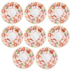 Set of 8 Flight Barr Barr Plates