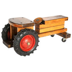 Vintage "Ride-on Tractor" Toy