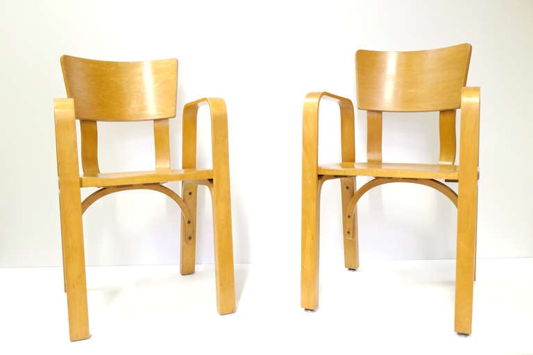 German Thonet Bentwood Chair, 1940s For Sale