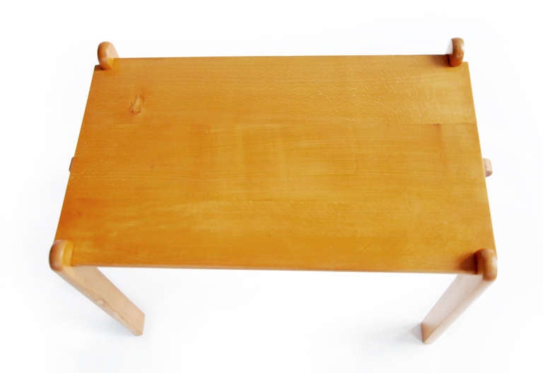 Peter's Chair and Table or Child Desk Set in Wood by Hans J. Wegner, 1944 For Sale 1