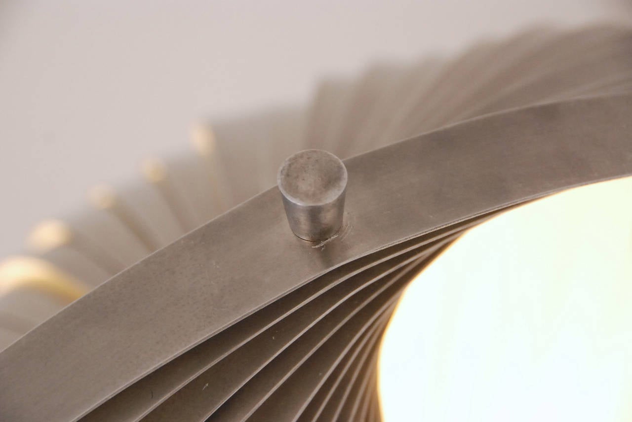Brushed Table Lamp by Henri Mathieu