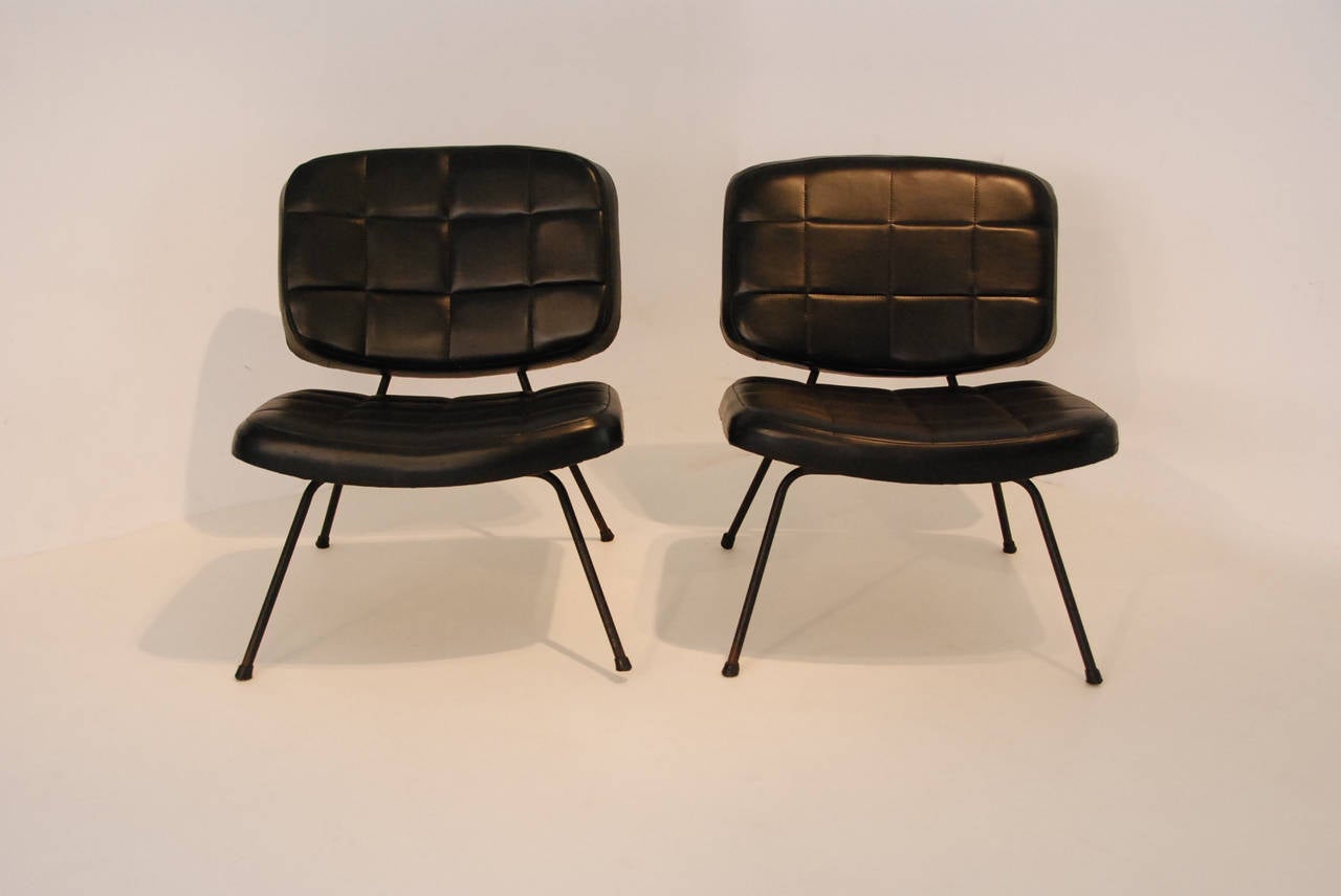 Pierre Paulin Pair of Chairs Model CM 190 4