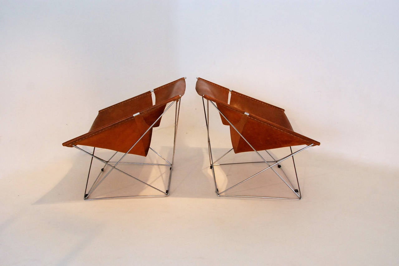 French Pierre Paulin Pair of Chairs, 