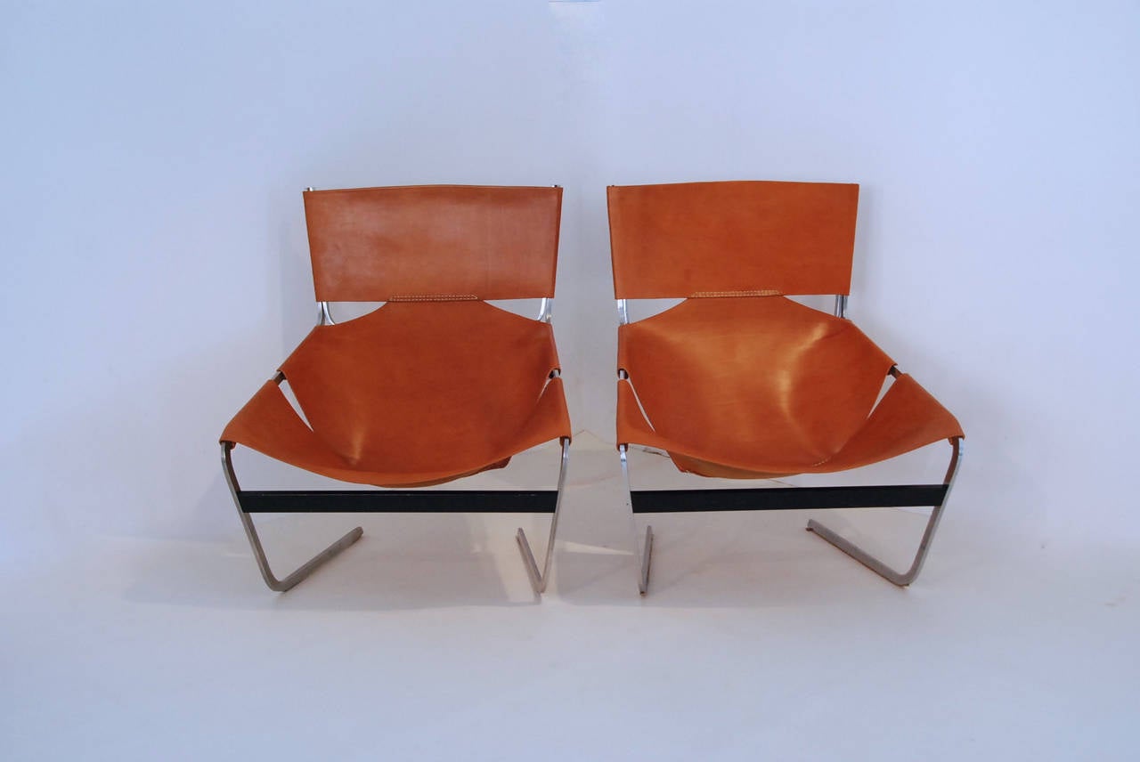 French Pierre Paulin Pair of P444 Seats