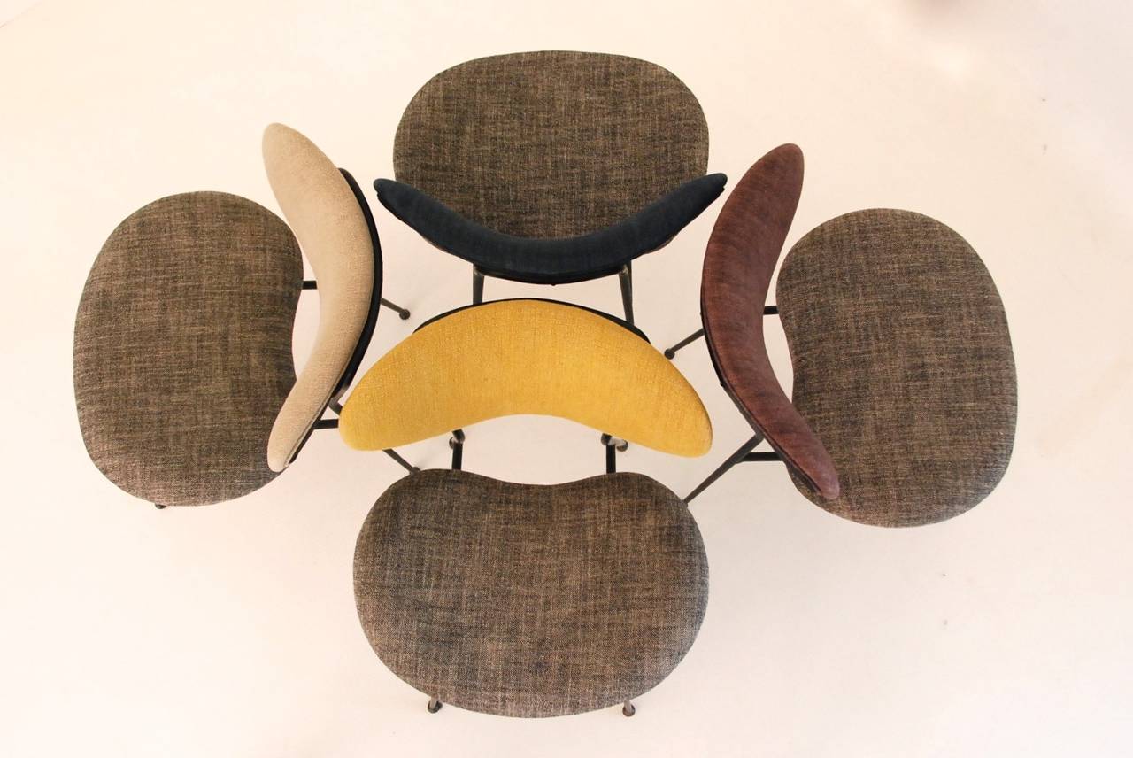 Mid-20th Century Gastone Rinaldi Set of Four Chairs