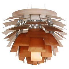Poul Henningsen Copper Ceiling Lamp