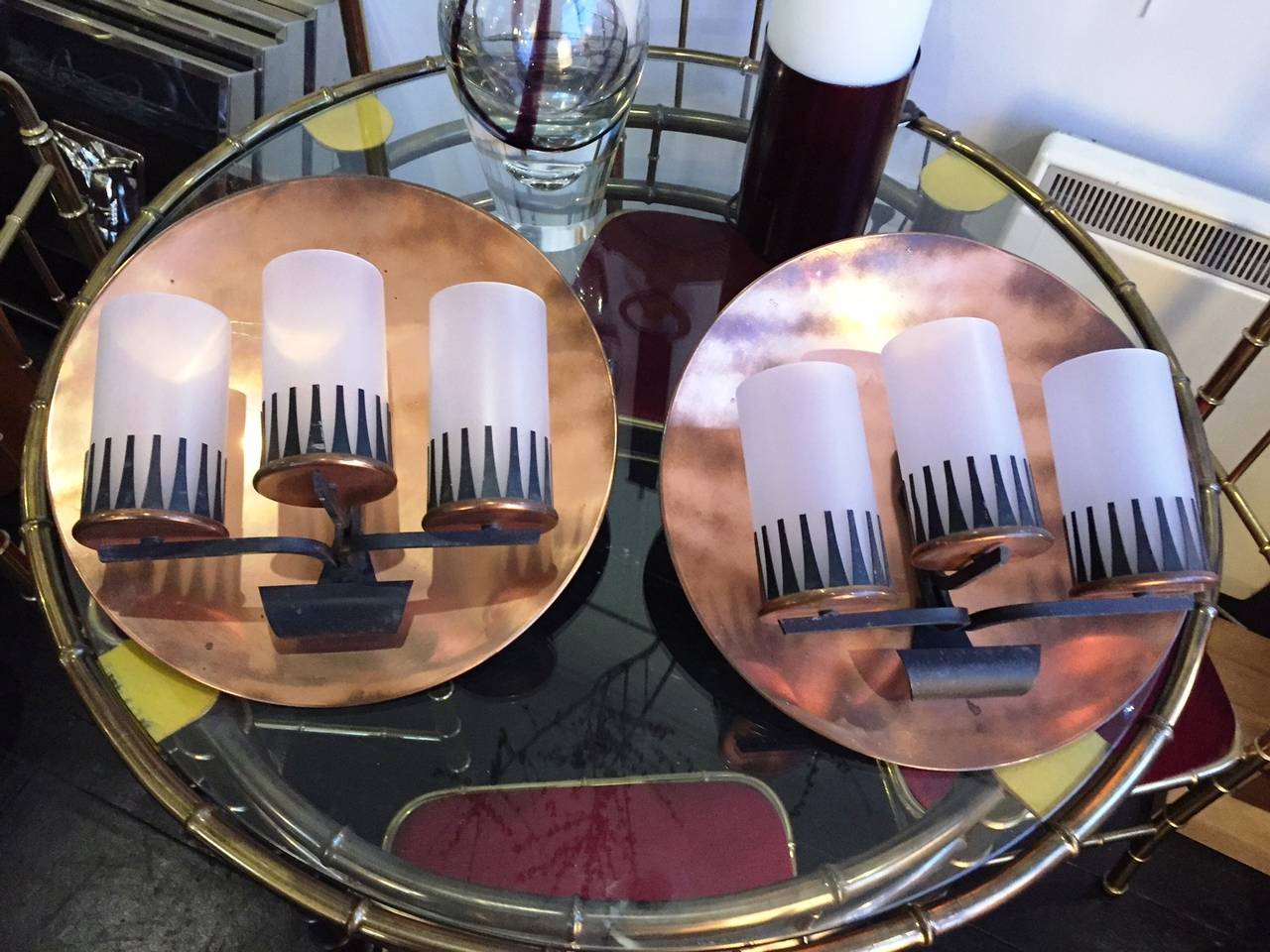 1950's French Wall lights