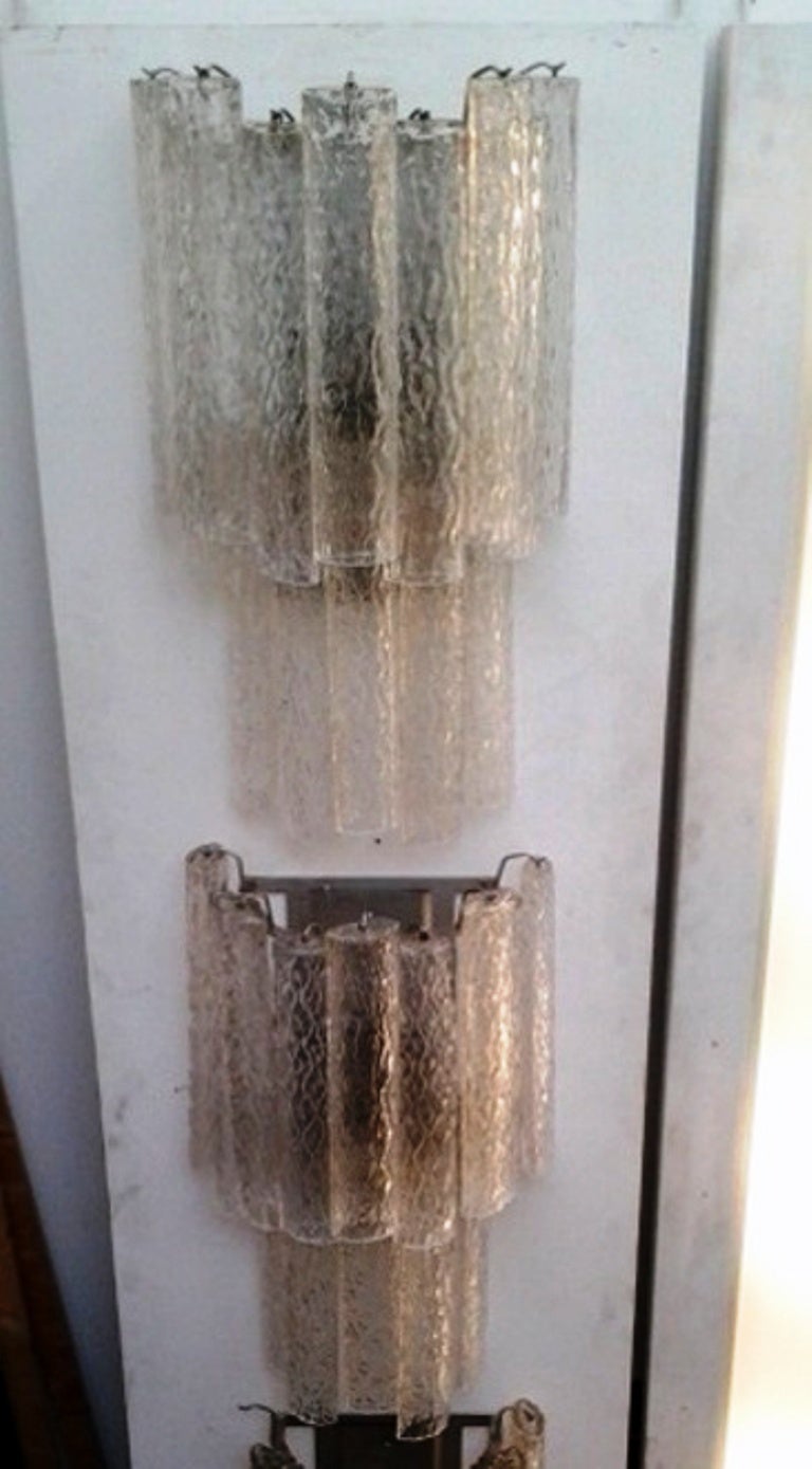 1950's Murano glass wall lights