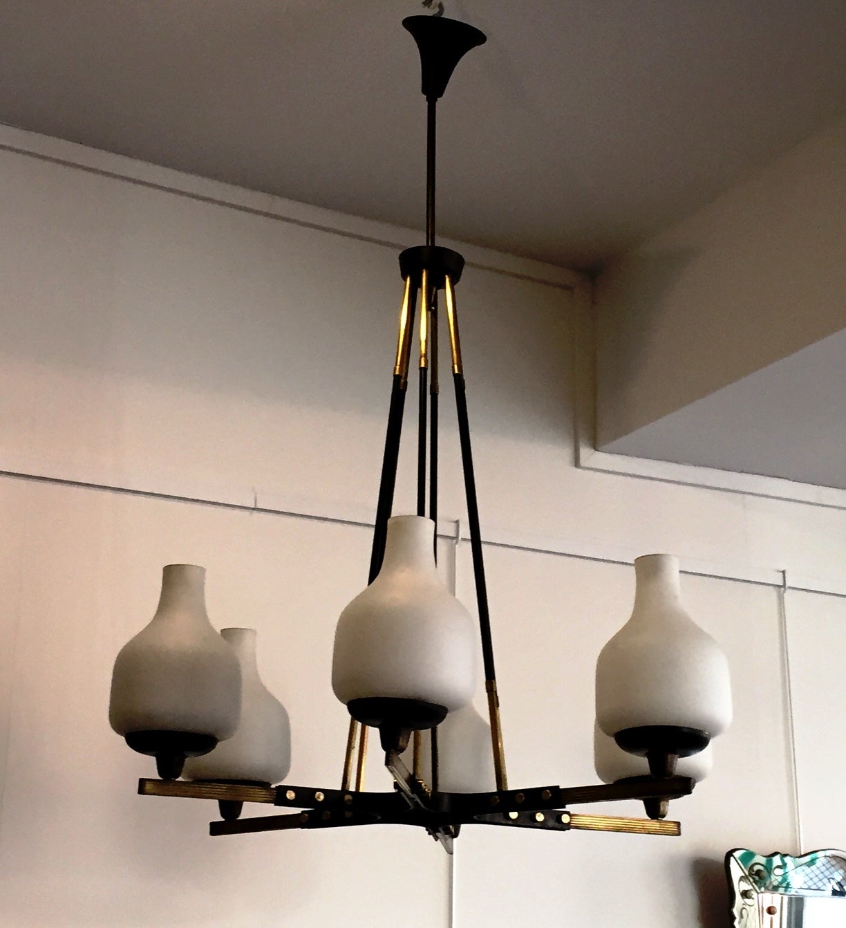 1950s Stilnovo Ceiling Light