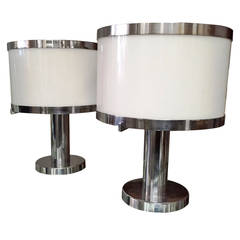 Pair of 1960s Arredoluce Table Lamps