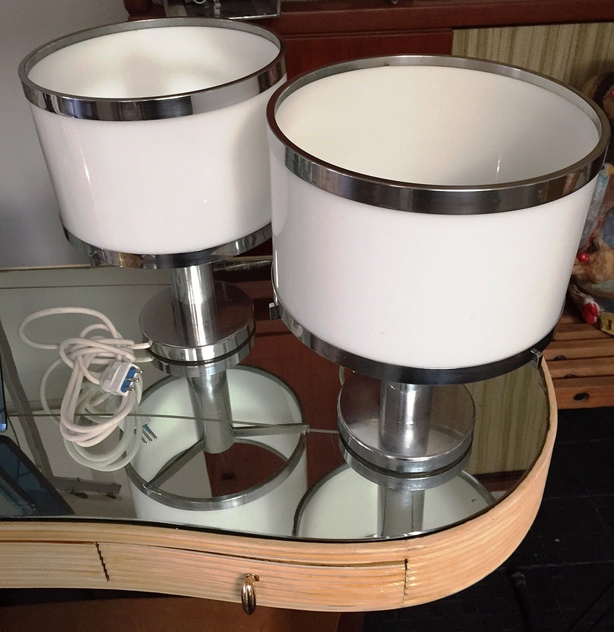 Pair of 1960s Arredoluce Table Lamps For Sale 1