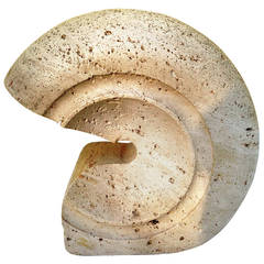 1970
s  Table  Lamp in Travertine