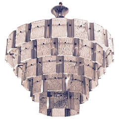 Large 1960s Italian Ceiling Light by Zeroquattro