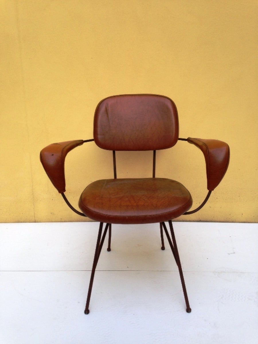 Italian 1950s Set of Chairs  by Velca Legnano For Sale