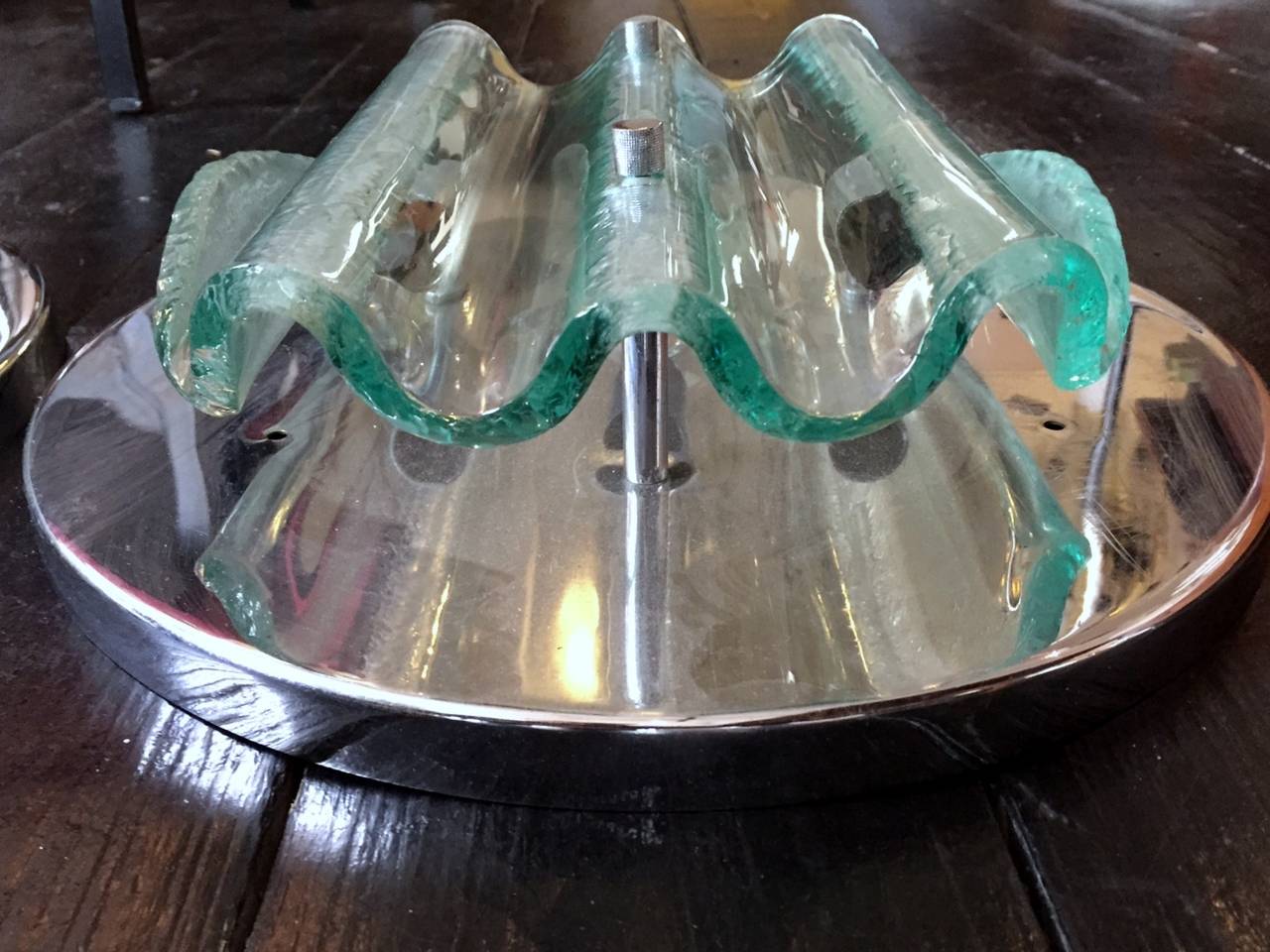 1970s Large Round Wall Lights For Sale at 1stdibs