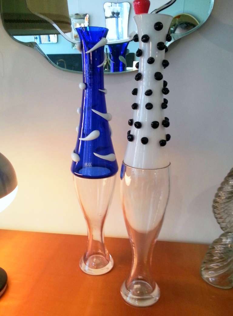1997 Marcello Panza Glass  Vases for Arcade