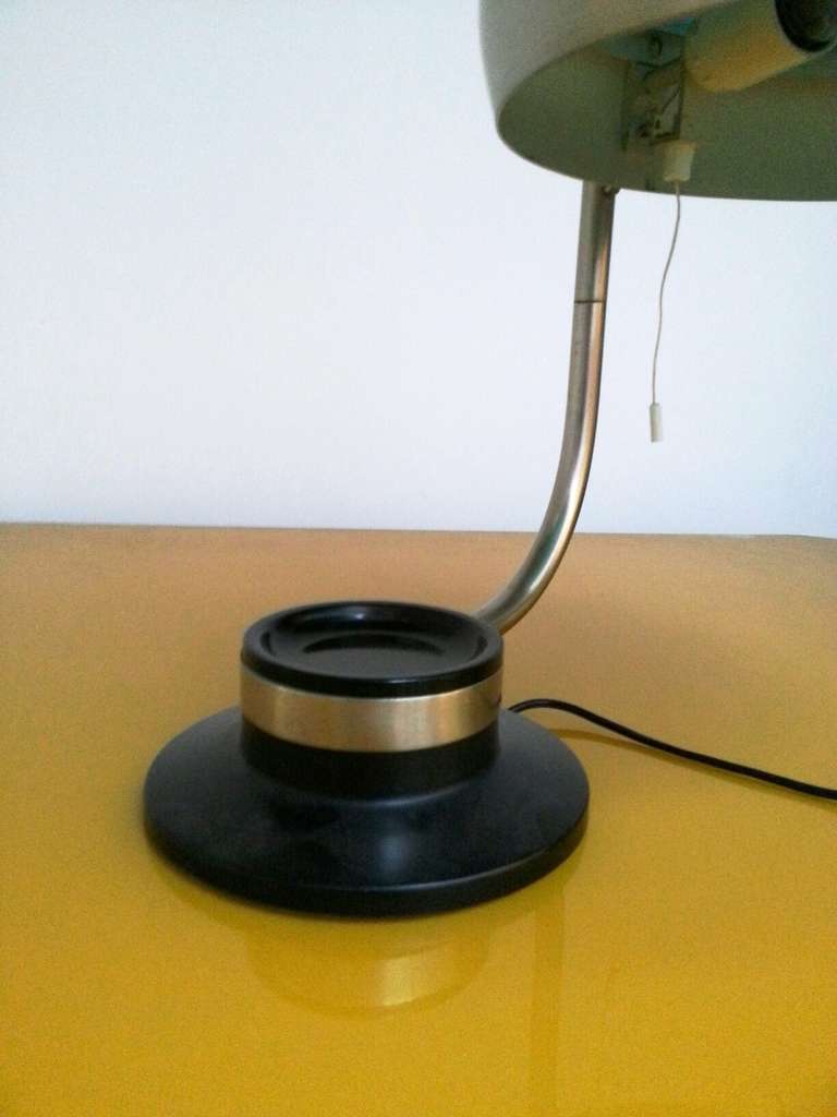 Stainless Steel 1960's Oscar Torlasco Table / Desk Lamp For Sale