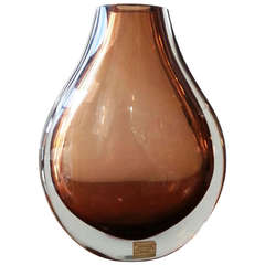 1950's Flavio Poli Sommerso Vase for Seguso Vase