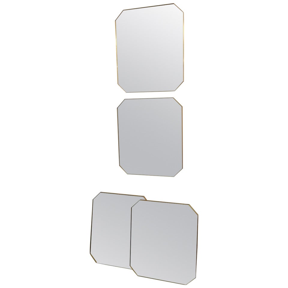 Fantastic Set of Four 1950's Mirrors