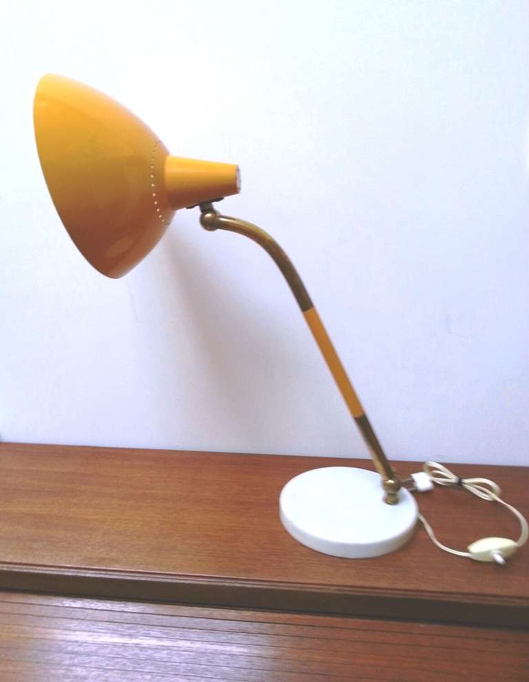 Marble 1950s Stilnovo Table Lamp