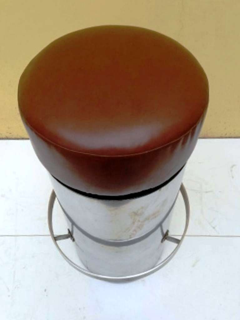 Mid-20th Century Late 1960's French Bar Stools