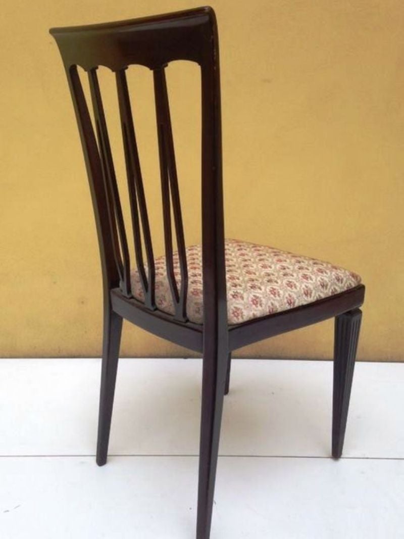 6 Elegant chairs in the manner of Paolo Buffa , the chairs are in original conditions .