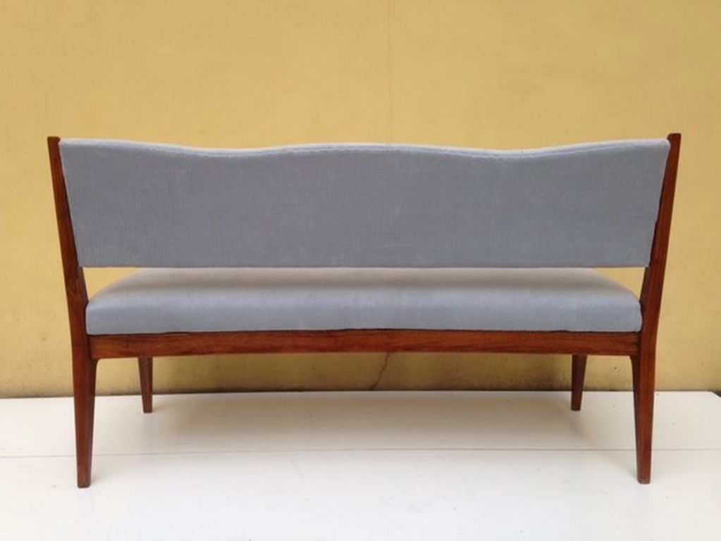 1950s Small  Italian Bench In Excellent Condition For Sale In London, GB