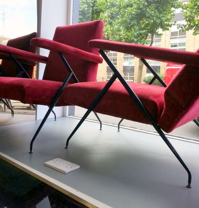 1950's Reclining Armchairs For Sale 2