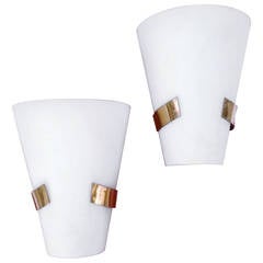 1960s Pair of Wall Lights