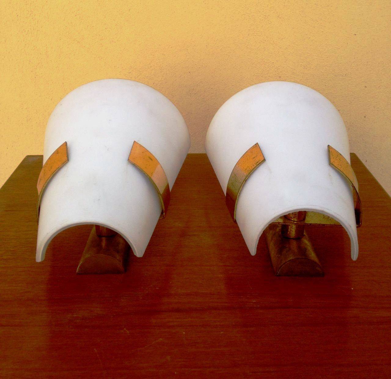1960s Pair of Wall Lights