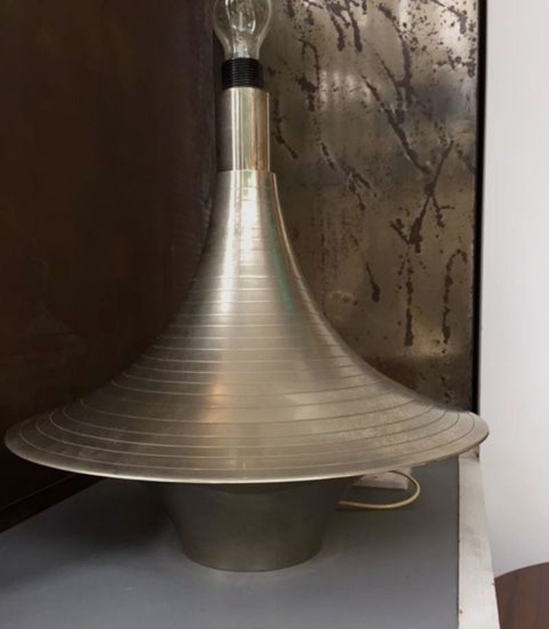 Mid-20th Century 1960s Unusual Lamp Base with Saturn Shape For Sale