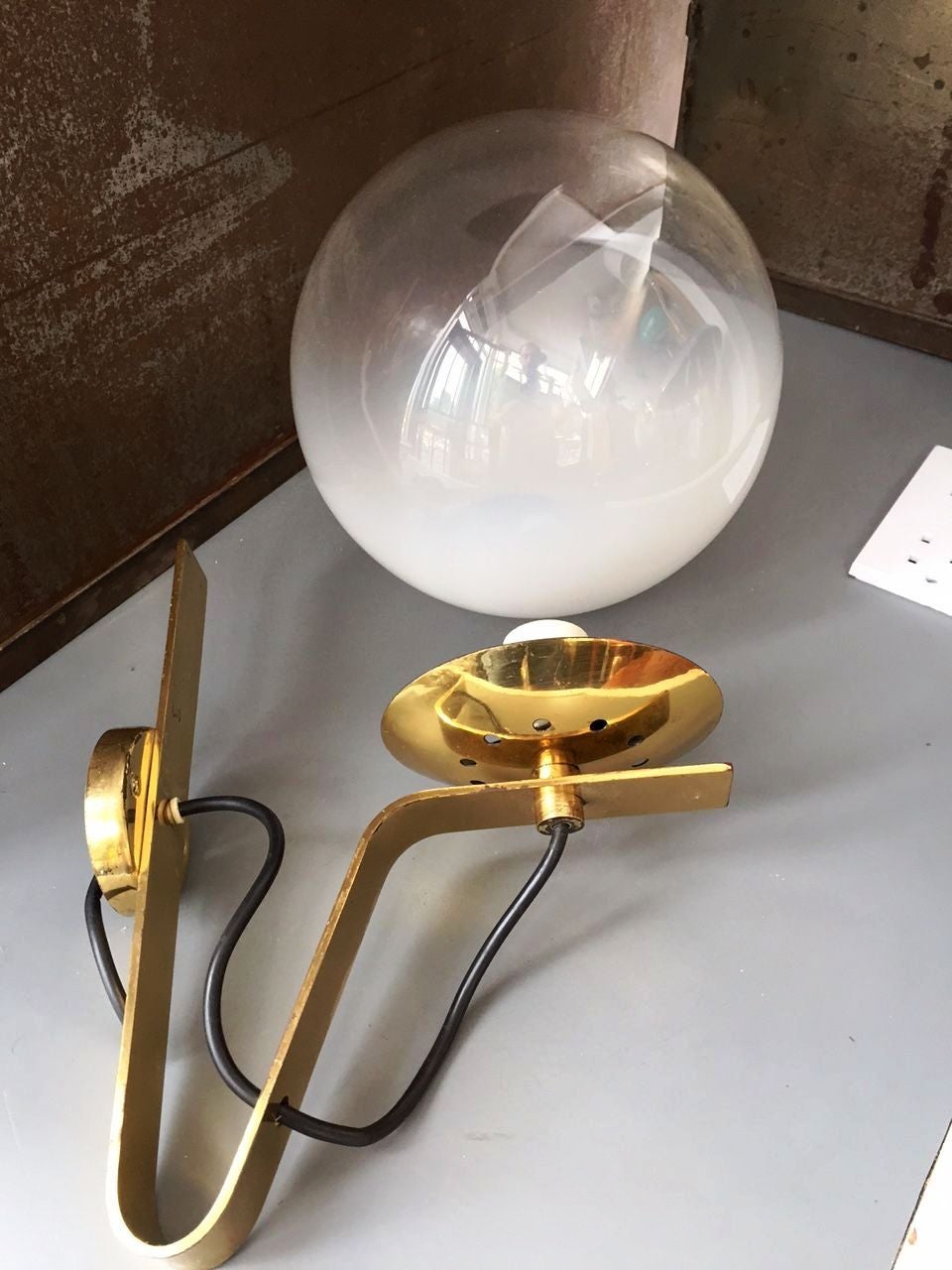 1960s Pair of Candle Wall Lights For Sale at 1stdibs