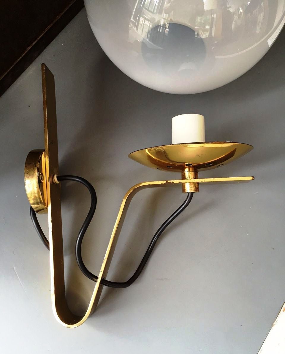 1960s Pair of Candle Wall Lights For Sale at 1stdibs
