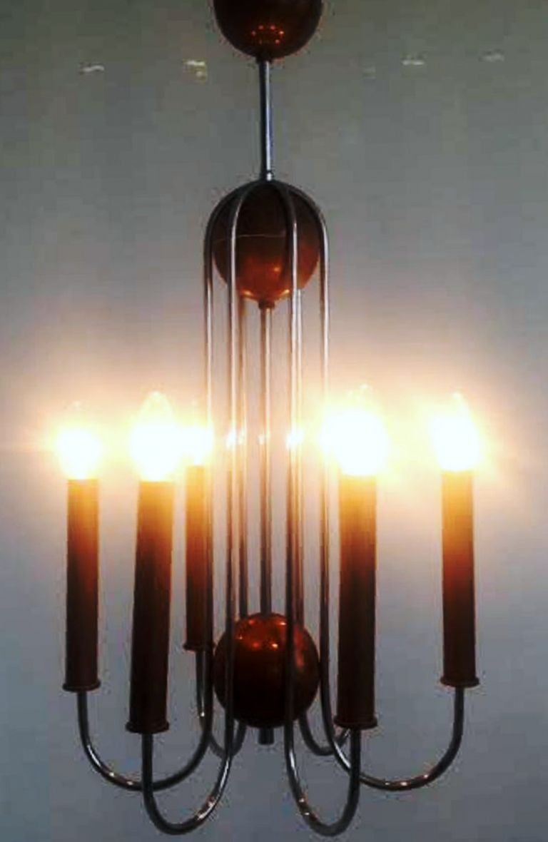Mid-20th Century 1930s Rationalist Ceiling Light For Sale