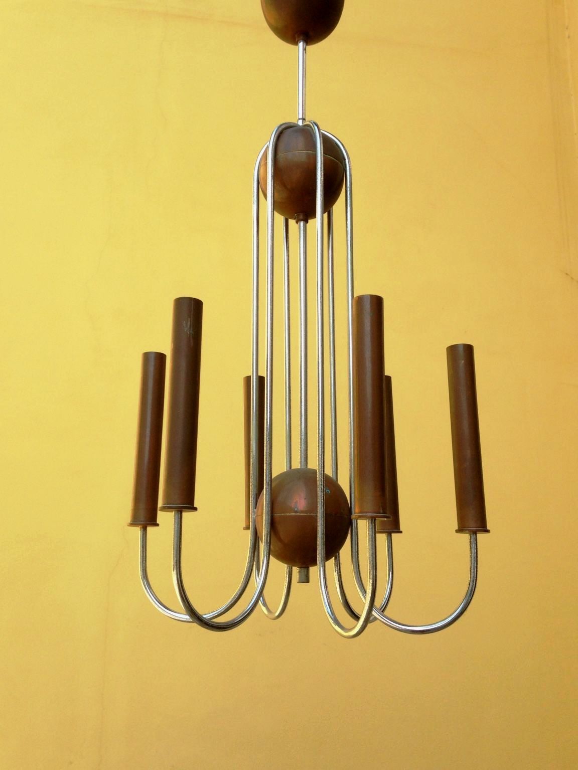 1930s Rationalist Ceiling Light In Excellent Condition For Sale In London, GB