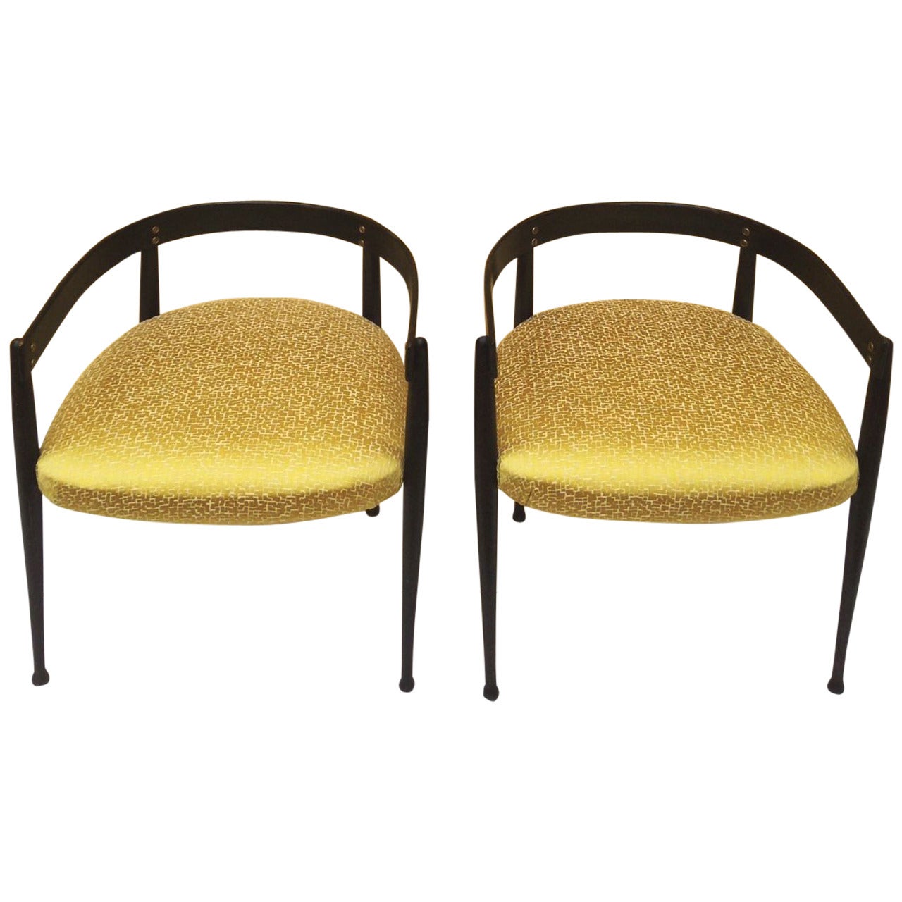 Late 1960s Small Italian Armchairs For Sale