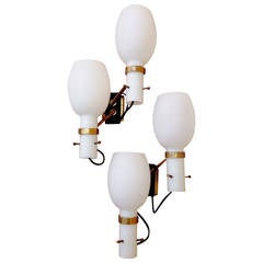 1950s Pair of Stilnovo Wall Lights