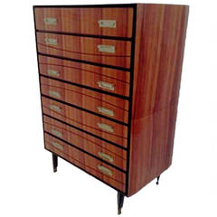 Vintage 1950s Italian Chest of Drawers or Semainier