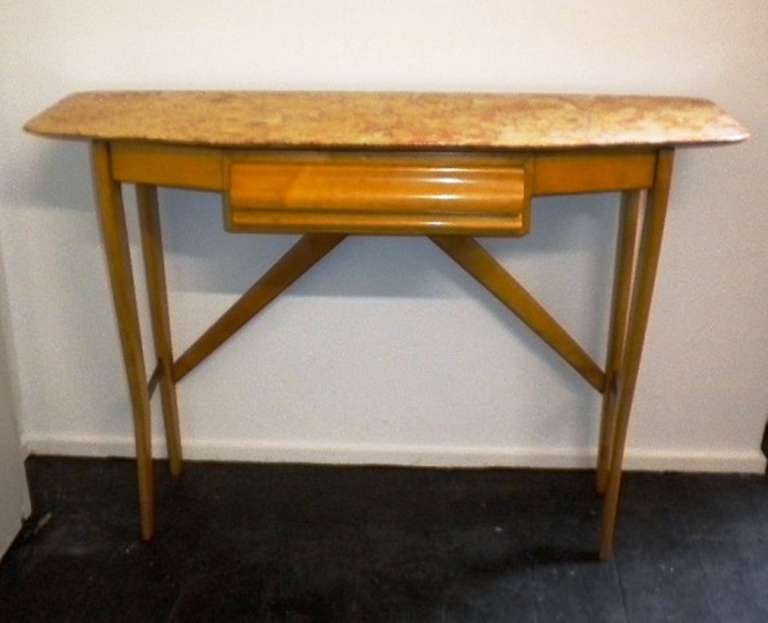 1950's  Ico Parisi / G. Ulrich  Style Console Table In Good Condition In London, GB
