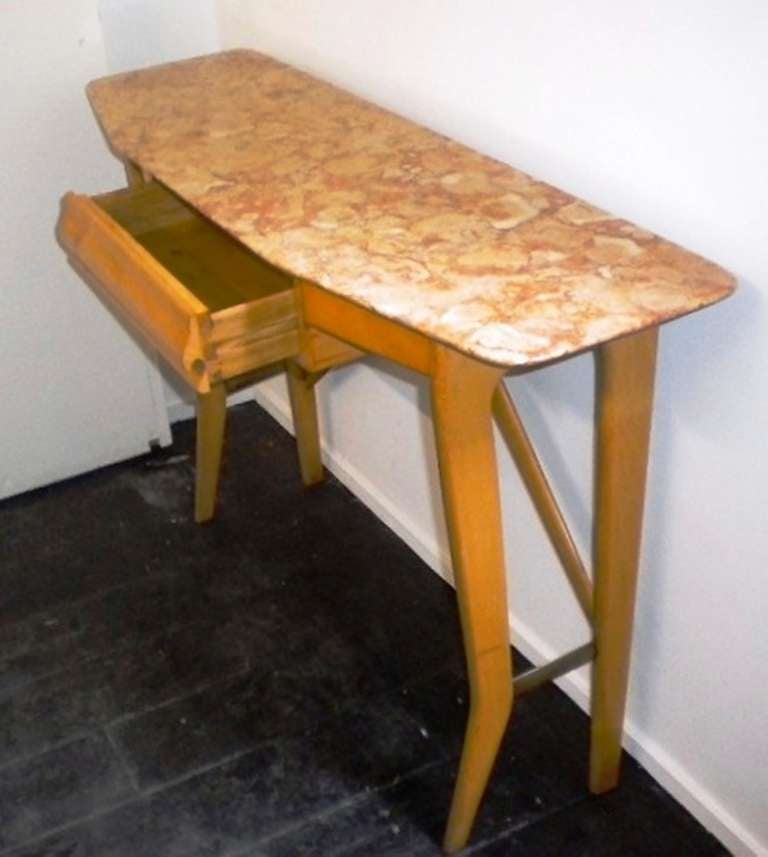 Mid-20th Century 1950's  Ico Parisi / G. Ulrich  Style Console Table