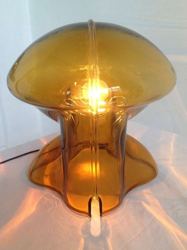 Italian 1972 - Medusa - Rare  Table Lamp By U. Riva For Veart  For Sale