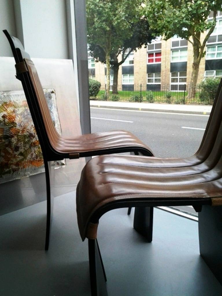1970's  Pair Of Willy Rizzo Chairs For Mario Sabot.Italy For Sale 2