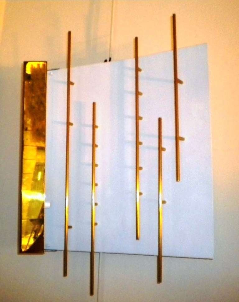 Rare model of Giò Ponti  wall light designed for Lumi.
