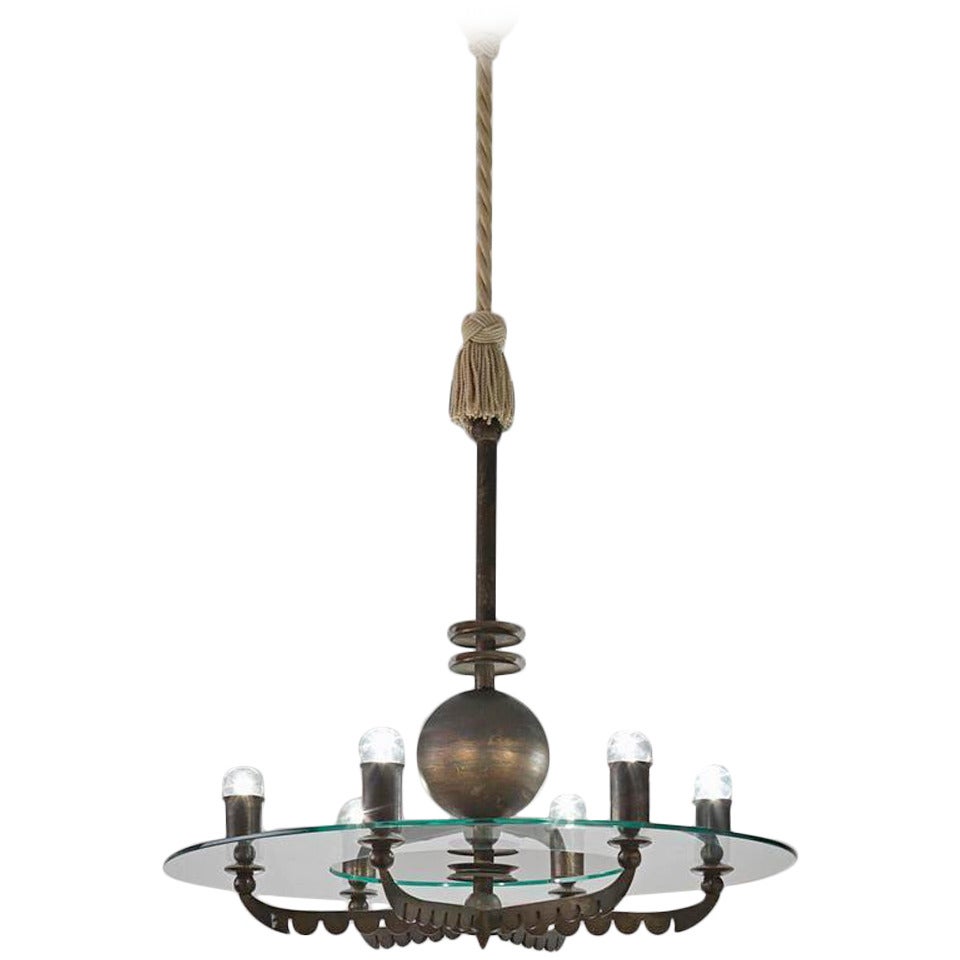 1930s Paolo Buffa Ceiling Light For Sale