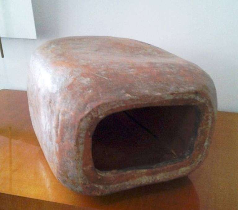 1960s Glazed Terracotta Lamp Base 1