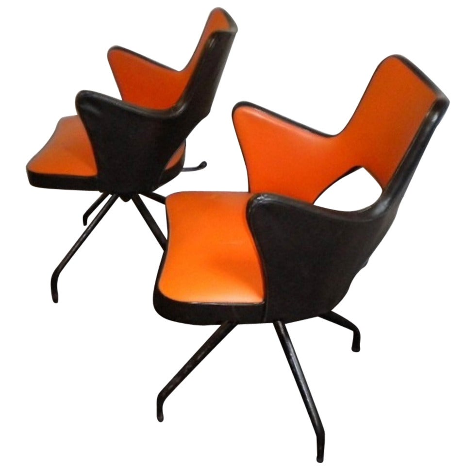 1950's- Pair of swivel chairs / Only 1 chair available